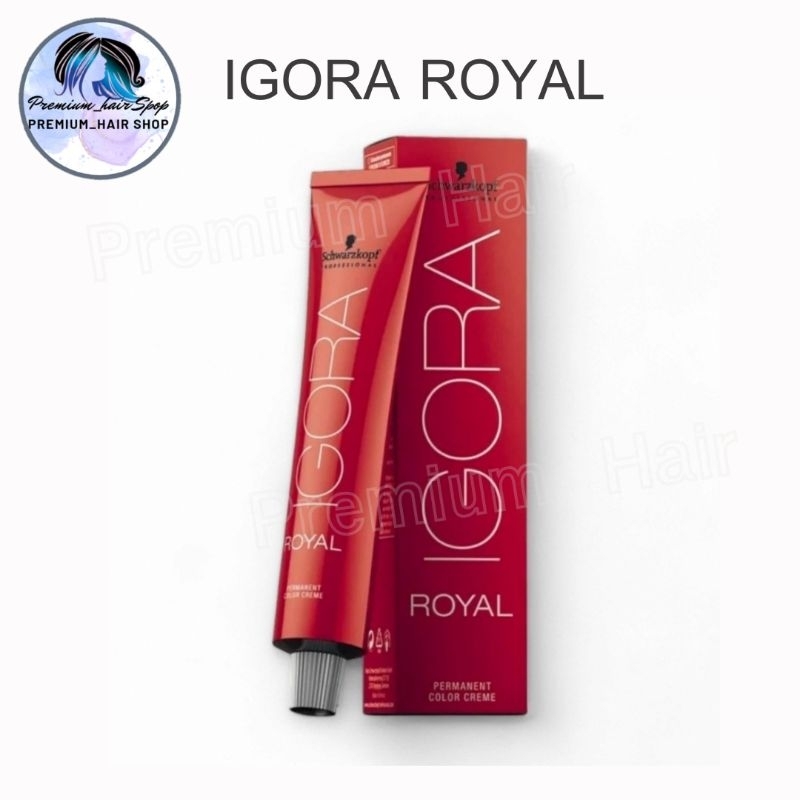 Schwarzkopf IGORA ROYAL ชวาร์สคอฟ อีโกร่า รอแยล ครีมย้อมสีผม ชวาร์สคอฟ 60 มล.