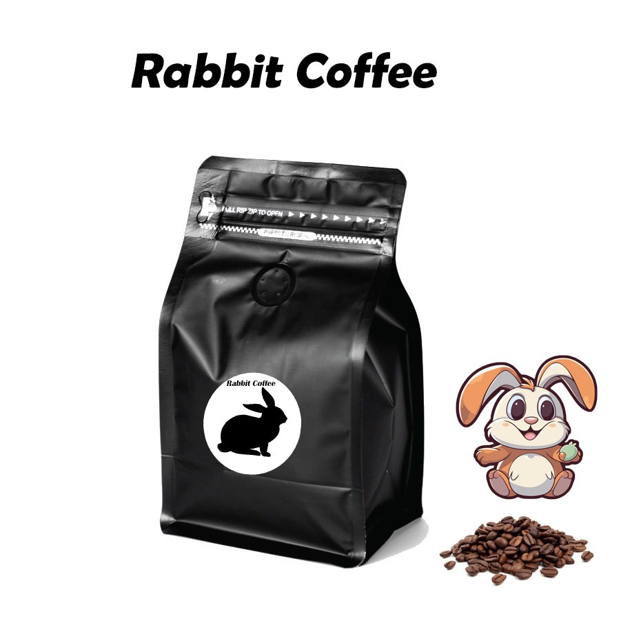 Rabbit Coffee เมล็ดกาแฟคั่ว Arabica 100%  จากดอยแม่สลอง 🌈 คั่วใหม่ๆ กาแฟสดทุกวัน