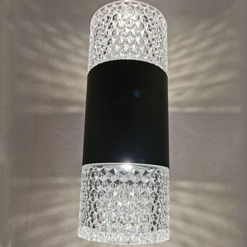 โคมไฟติดผนัง led กลางแจ้ง ไฟตกแต่ง กันน้ำได้ IP67 ไฟแต่งสวน ไฟทางเดิน แบบเรียบง่ายในครัวเรือน ภายใน ผนังกลางแจ้ง E27