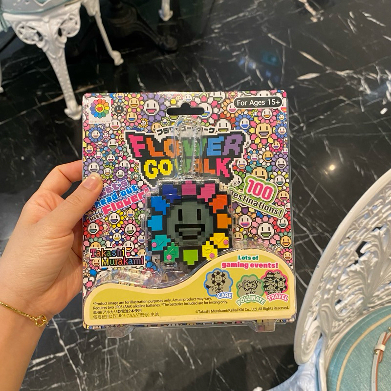 พร้อมส่ง เกมส์ MURAKAMI TAKASHI FLOWER GO WALK รุ่นจอขาวดำ สี Rainbow Body : Black