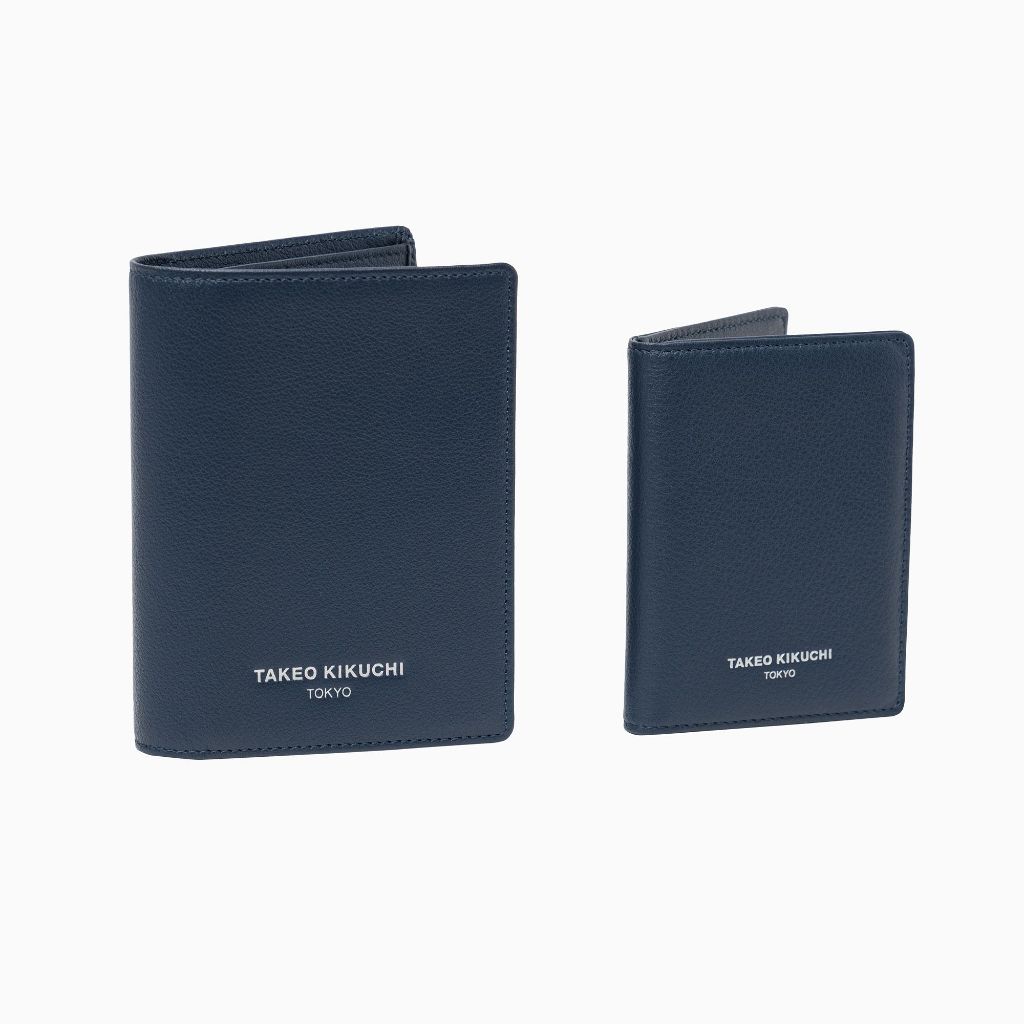 TAKEO KIKUCHI กระเป๋าสตางค์ใบสั้น SOFT LEATHER WALLET WITH MINICASE
