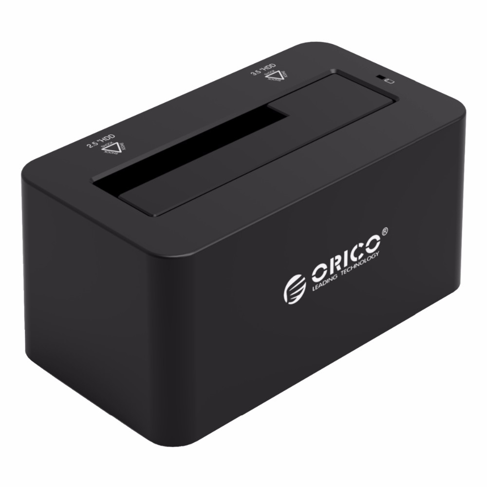 ORICO 2.5/3.5 inch USB3.0 to SATA HDD Docking Station Hard Disk Box 8TB with 12V2A Power Adapter - 6619US3