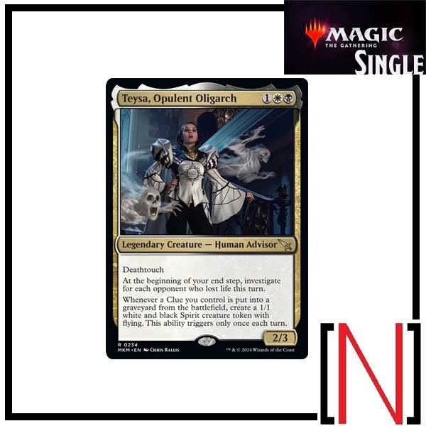 [MTG][Single][MKM] Teysa, Opulent Oligarch ระดับ Rare [ภาษาอังกฤษ]