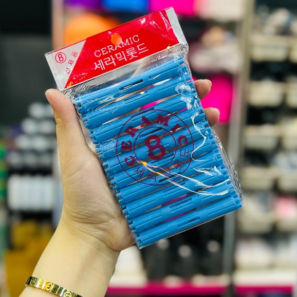 แกนดัดผมเกาหลี แพค (ไม่มียางรัดแกน) สุ่มสี - รูปที่ 7