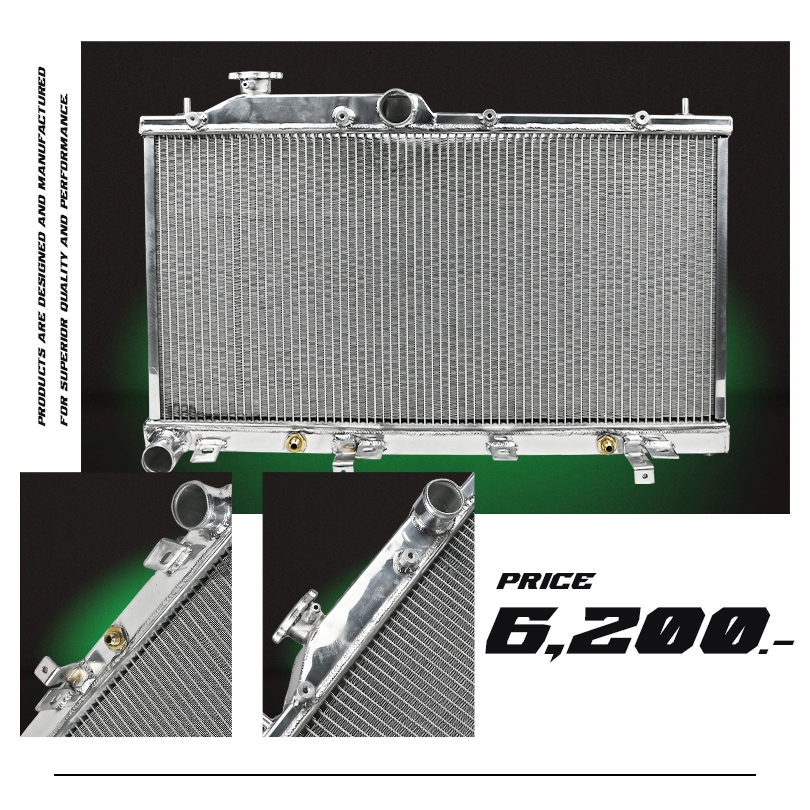 BILLION 2-ROW FULL ALUMINUM RADIATOR COMPATIBLE WITH SUBARU XV (AT) #หม้อน้ำBILLION