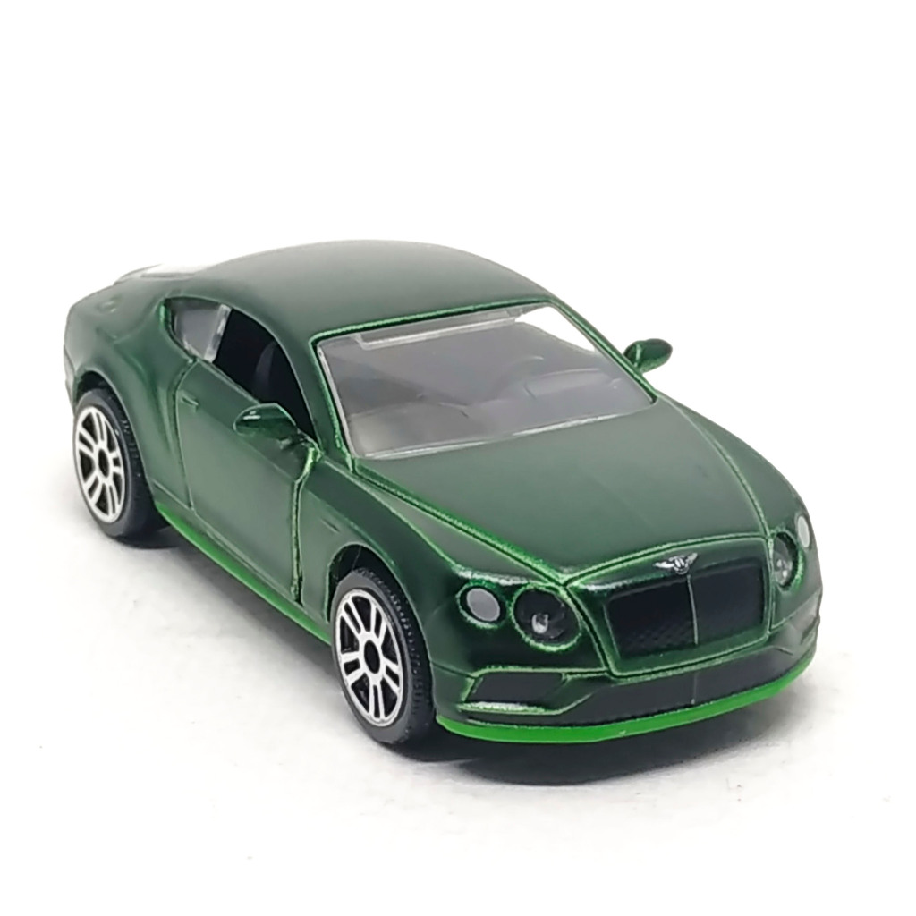 Majorette Bentley Continental GT V8 S - Series 7 - Super Metallic Green ล้อ D5S /scale 1/64 (3 inche