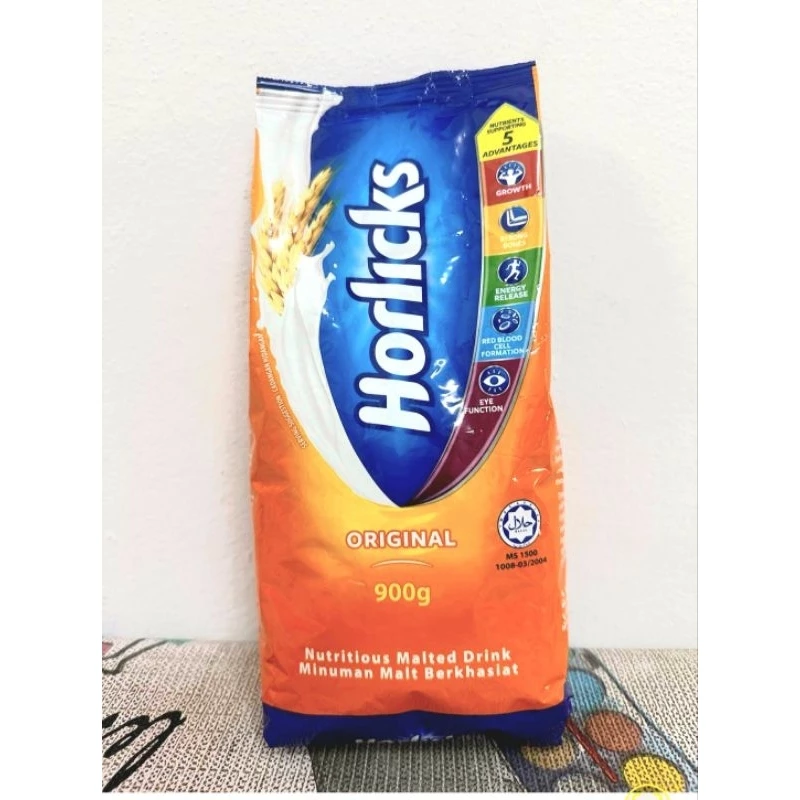 ฮอลร์ลิคส์ Horlicks original malt900กรัม และแบบขวดเข้ามาใหม่