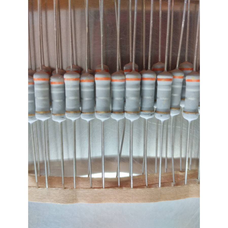 900988 ตัวต้านทาน 0.39 โอห์ม Resistors 0.39 Ohms 2  W 5% (จำนวน 5 ตัว)