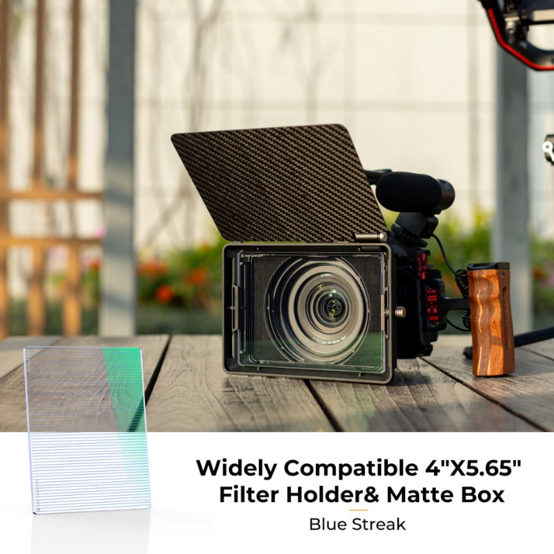 K&F Nano-X filter Blue Streak Square movie 4.0mm, 4X5.65 inches (KF01.2453)