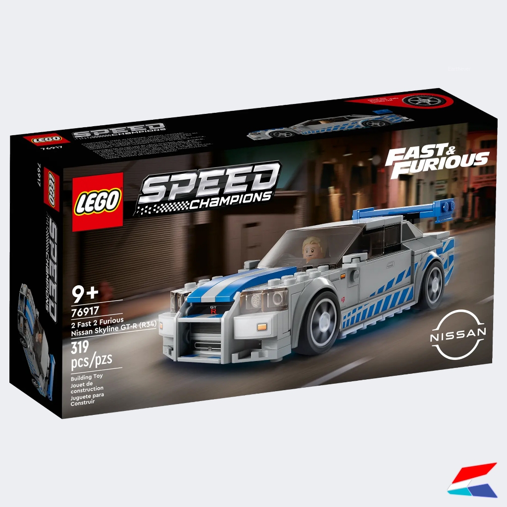 LEGO Speed Champions 76917 2 Fast 2 Furious Nissan Skyline GT-R (R34) ของแท้