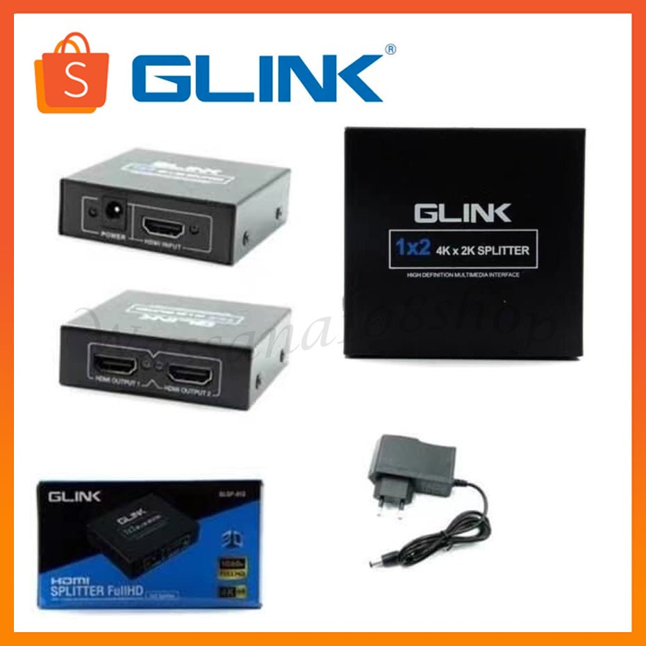 Glink GLSP-012/GLSP-013/GLSP-014 HDTV Splitter 1:2/1:4/1:8 V1.4/กล่องแยกจอHDTV