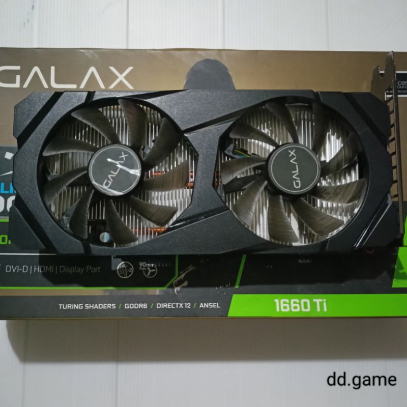 GALAX GeForce GTX 1660 Ti 6GB GDDR6 1-click oc สภาพสวย มือสอง