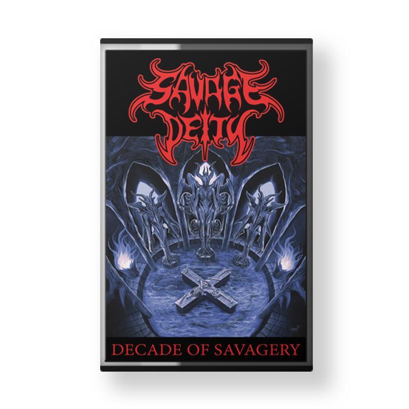 SAVAGE DEITY “DECADE OF SAVAGERY” CASSETTE