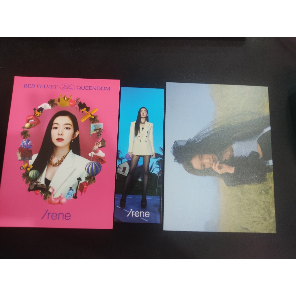 Red Velvet Irene Set (Portrait Card, Postcard, Bookmark) อัลบั้ม Queendom
