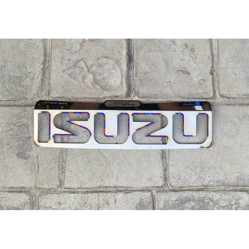 ครอบโลโก้ isuzu 2024 เลส 304 แท้