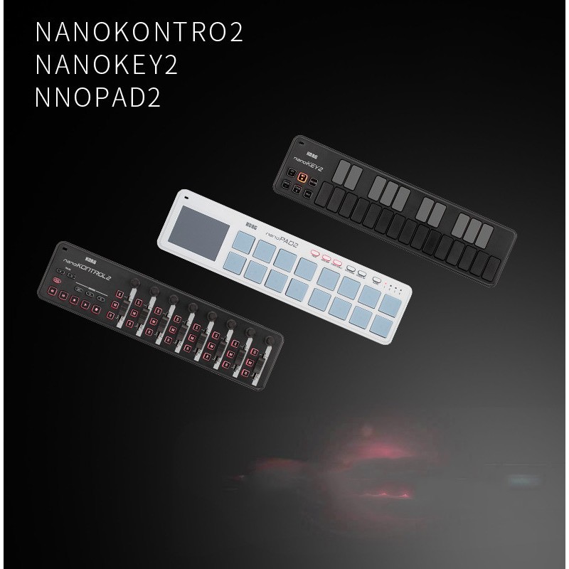 Midi Keyboard Controller Nano Key 2 คีย์บอร์ดใบ้ แบบพกพา MIDI ควบคุมเสียงไฟฟ้า Strike Pad