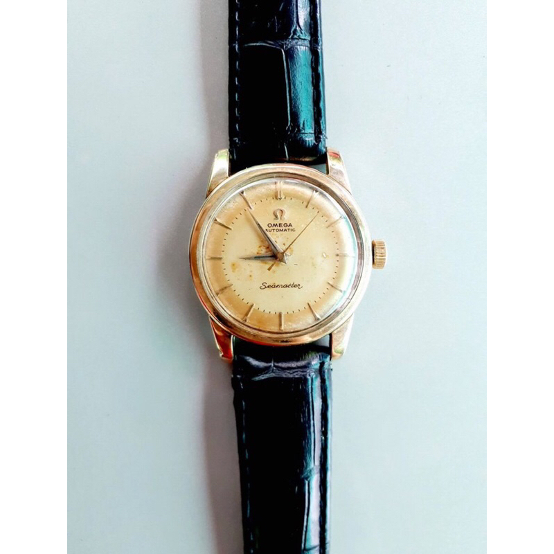 นาฬิกาข้อมือ Omega Automatic Seamaster Gold Vintage 1960