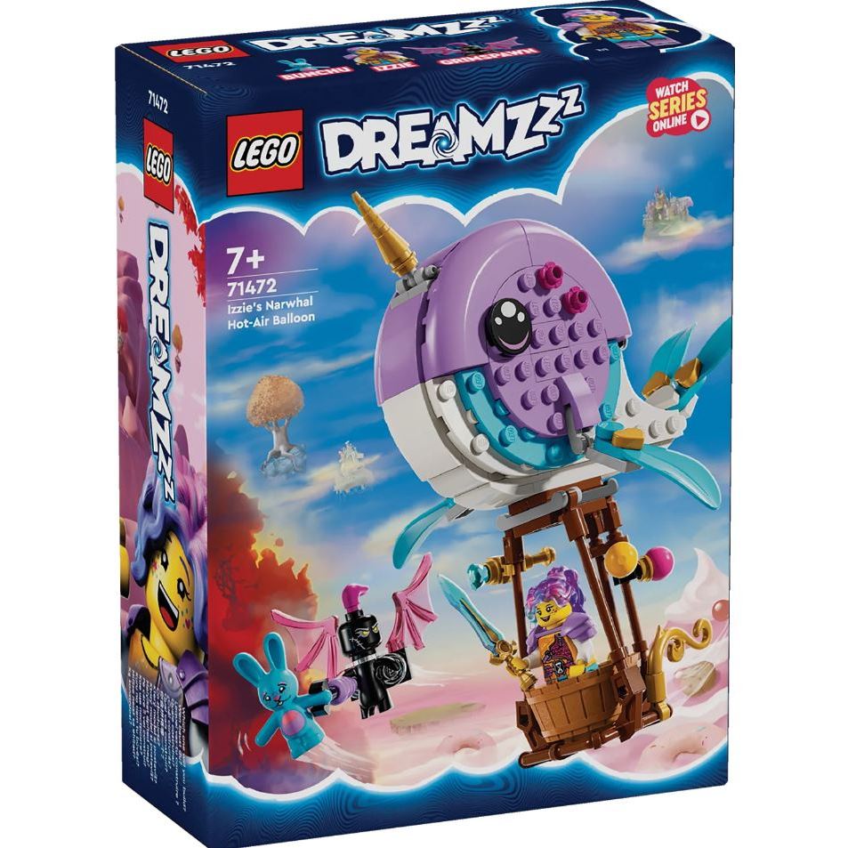 LEGO® DREAMZzz™ Izzie's Narwhal Hot-Air Balloon 71472