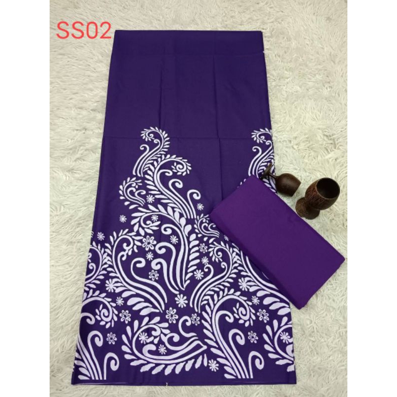 ผ้าบาติก ผ้าคอตตอน100% ผ้านิ่มไม่ลื่นสีไม่ตกซับน้ำได้(SS23)Set 2ชิ้น แบบแยกซื้อได้ ผ้าถุงเย็บสำเร็จและนำมาตัดชุดได้ค่ะ