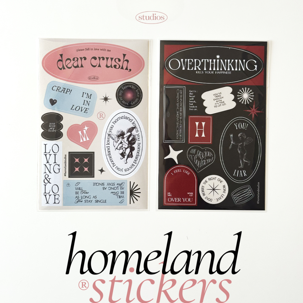 HOMELAND - Valentine Sticker Sheet (new!)