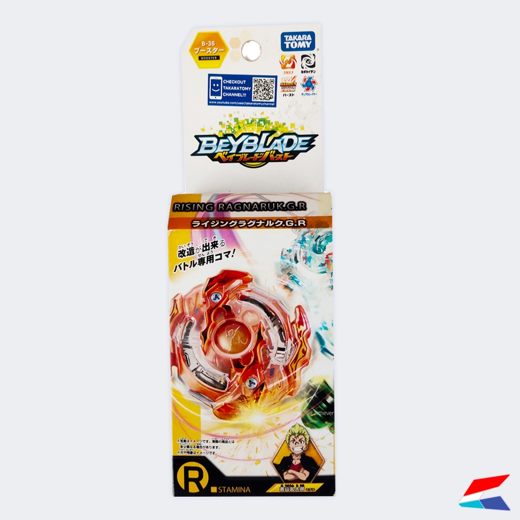 Takara Tomy B-36 Beyblade Burst Rising Ragnaruk G. R ของแท้