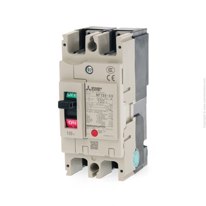 MITSUBISHI MCCB 2P-3P 20A-100A