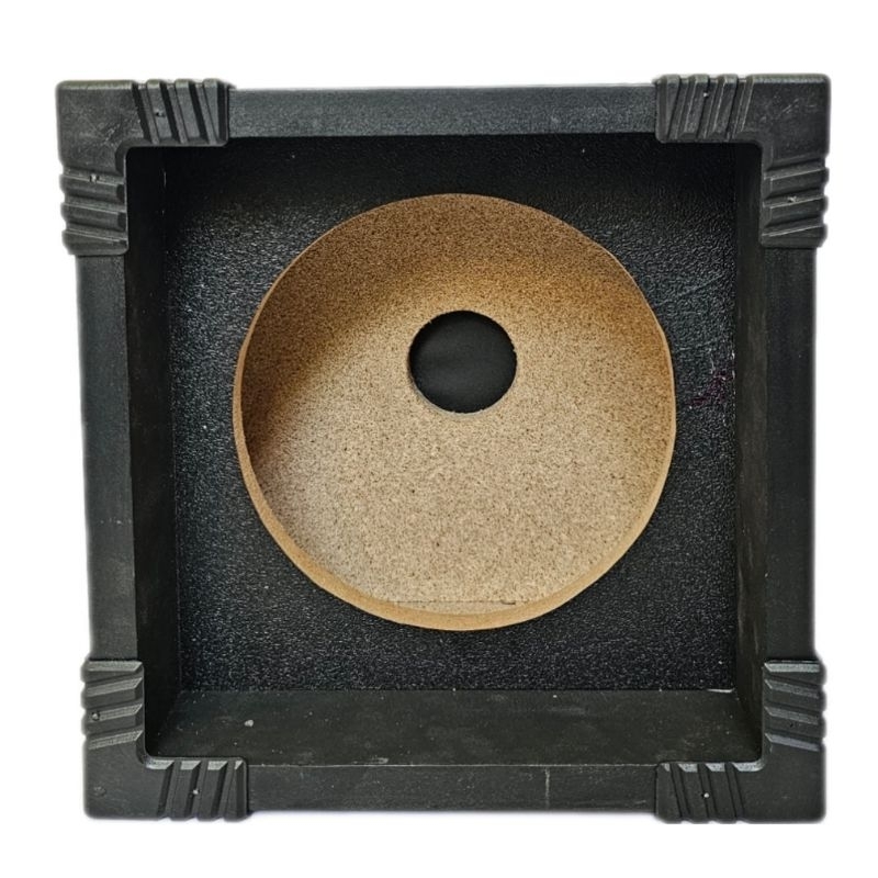 ลำโพงเสียงแหลมขนาด6 นิ้ว ตู้เปล่า เนื้อไม้หนา20มิล หุ้มด้วยหนังPVC สีดำ พร้อมแท็บ มุมตู้ - รูปที่ 2