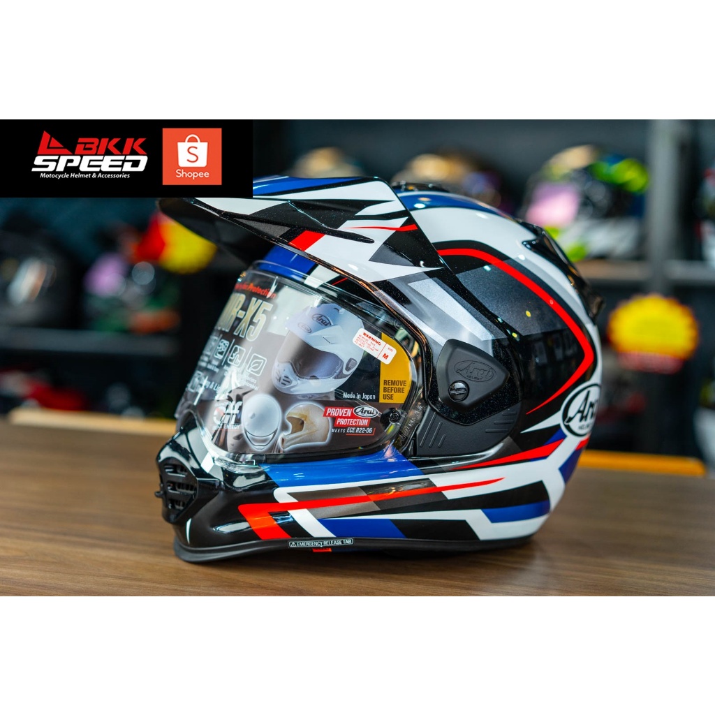 Arai Tour X5 Discovery Blue หมวก Adventure รุ่นใหม่ล่าสุดจาก Arai Thailand