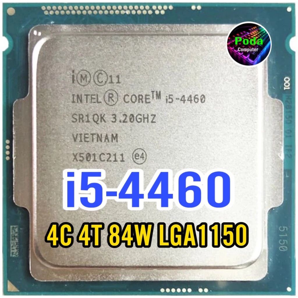 ซีพียู CPU Intel Core i5-4460 4คอ4เทรด 84W LGA 1150 ฟรีซิลิโคน1ซอง i5 4460