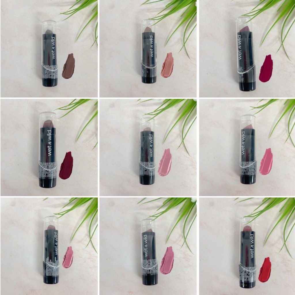 [wet n wild®] Silk Finish LipStick 0.13oz ลิปสติก สีสวย ให้ความชุ่มชื่น