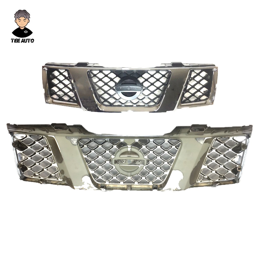 หน้ากระจัง NISSAN NAVARA D40 2007 ชุบ