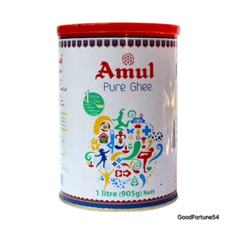 เนยกี อมุล 1ลิตร์ Amul Ghee 1 Litre เนยแท้ 100% เนยใส