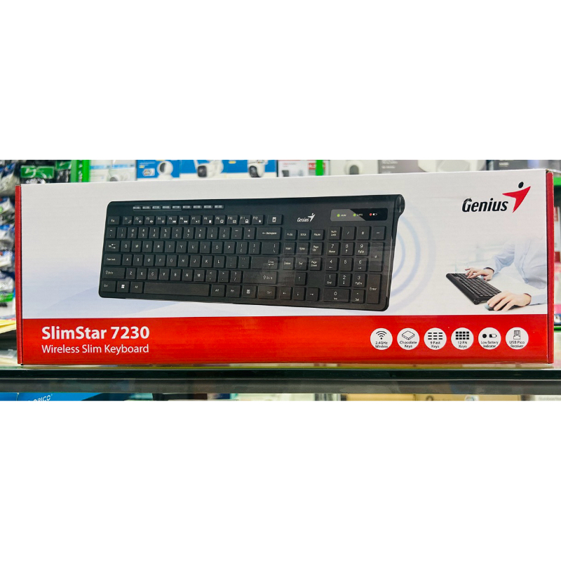 SlimStar7230 Wireless Slim Keyboard Genius