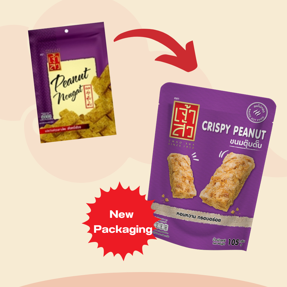 เจ้าสัว ขนมถั่วตุ๊บตั๊บ 105 กรัม (Crispy peanut) - รูปที่ 2