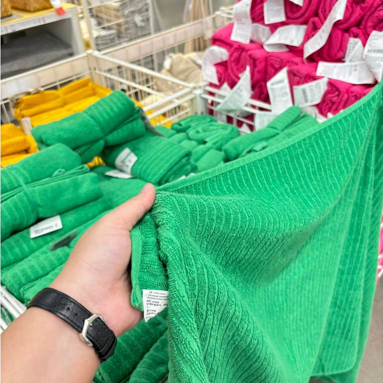 IKEA ผ้าเช็ดตัว ผ้าขนหนู VÅGSJÖN วัวเควิน 70 x 140 ซม.
