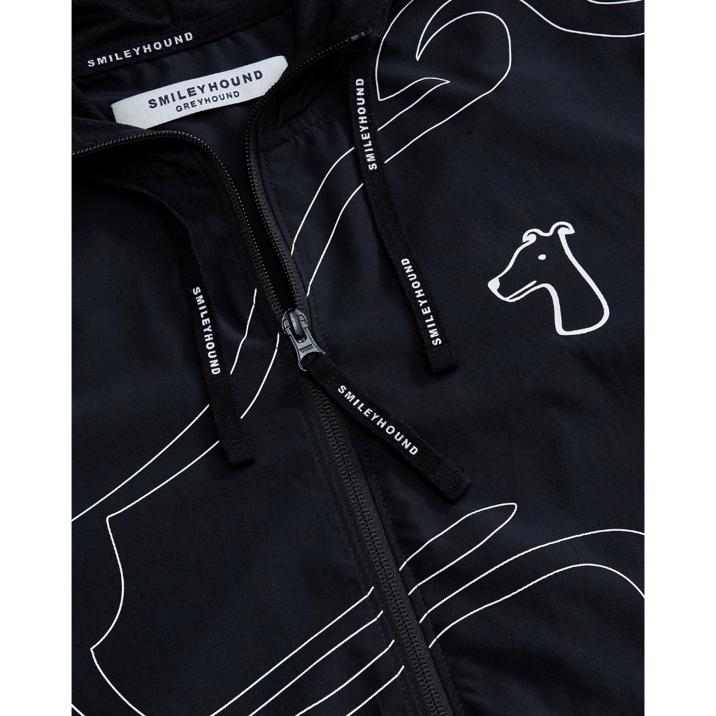 SMILEYHOUND ACTIVEWEAR NYLON HOODIE JACKET