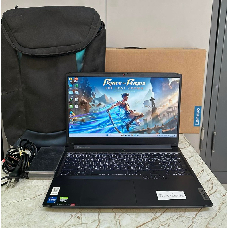 โน๊ตบุ๊ค Lenovo Ideapad Gaming3 15lHU6-82K1019KTA /i5-11400H /RTX 3050