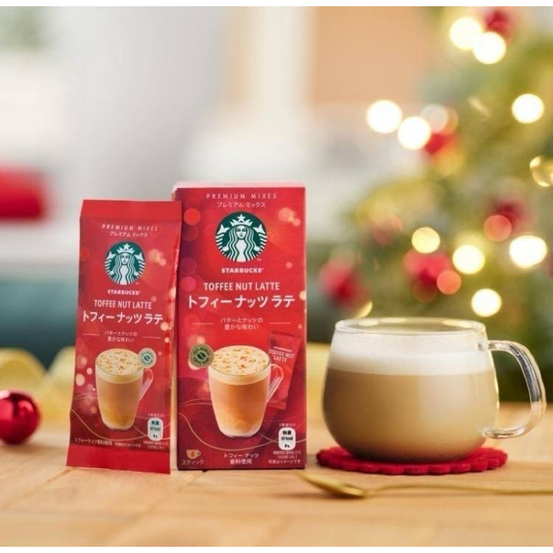 Starbucks Holiday season blend Toffee nut latte Limited จาก Starbucks Japan