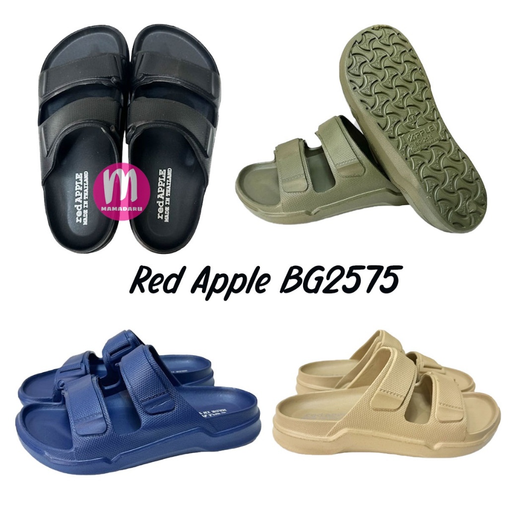 รองเท้า Red Apple BG2575 สวมสองสาย รองเท้าแตะ พื้นใส่สบาย ไม่ปวดเท้า