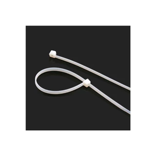(ราคาโรงงาน) เคเบิ้ลไทร์ Cable Tie 4-6-8-10-14-16 นิ้ว สีขาว-ดำ หนวดกุ้ง สายรัดสายไฟ แพ็คละ 100 เส้น