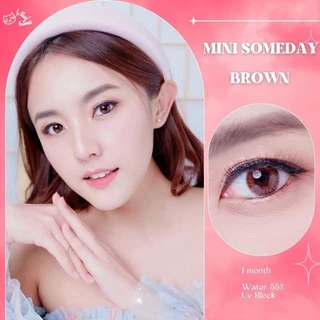 คอนแทคเลนส์ Mini Someday Brown/ Gray (Kitty Kawaii) ขนาดมินิ 🌷 ธรรมชาติ ตาหวาน