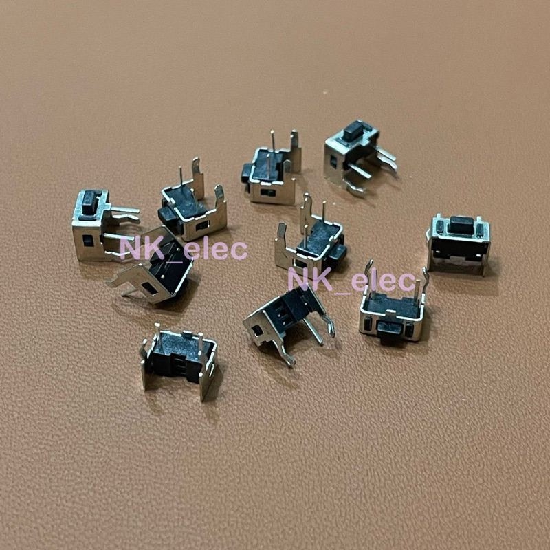 สวิทช์ 2 ขา มีปีกยึด TACT Switch กดติด-ปล่อยดับ มีสินค้า พร้อมส่ง
