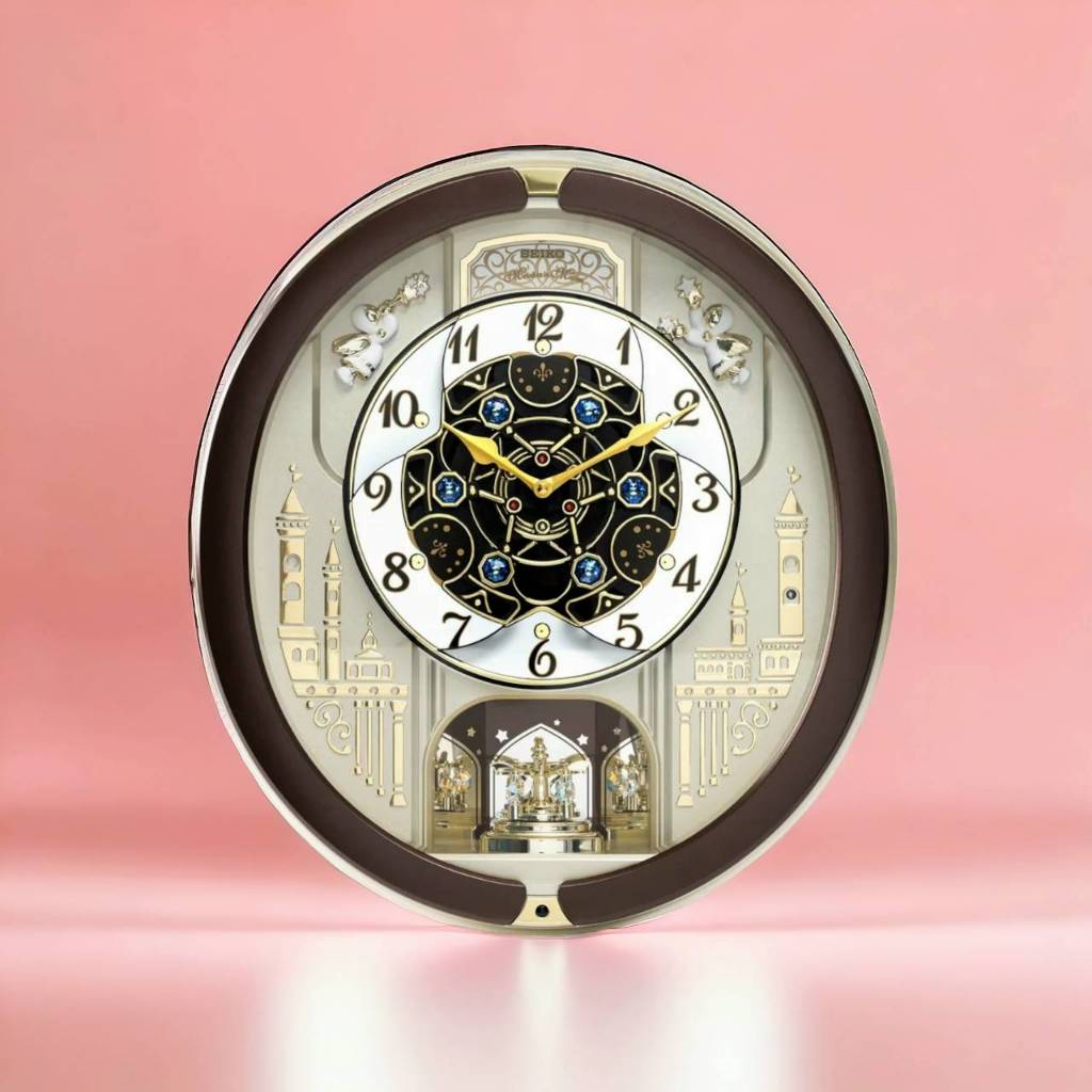 SEIKO Melody Clock นาฬิกาแขวนผนัง รุ่น QXM291B ขนาด 16 นิ้ว (มีเสียงเพลงดังทุกชั่วโมง)