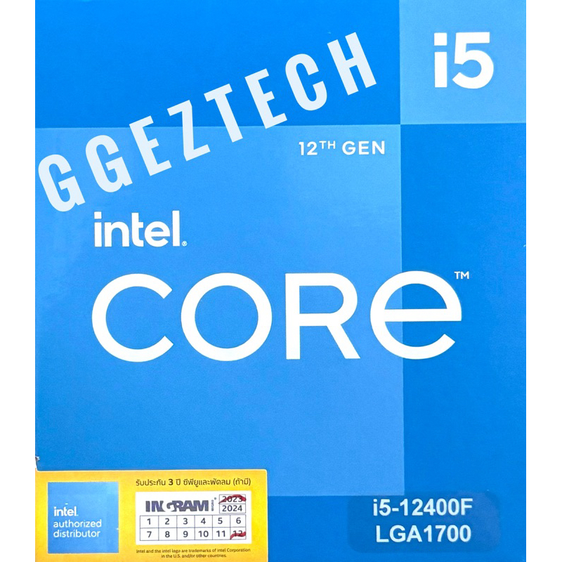 (ทักแชทลด1,000฿)CPU INTEL i5 12400F Gen 12 i3 12100F มือ1 ประกัน 3 ปี Mainboard LGA 1700 MSI PRO