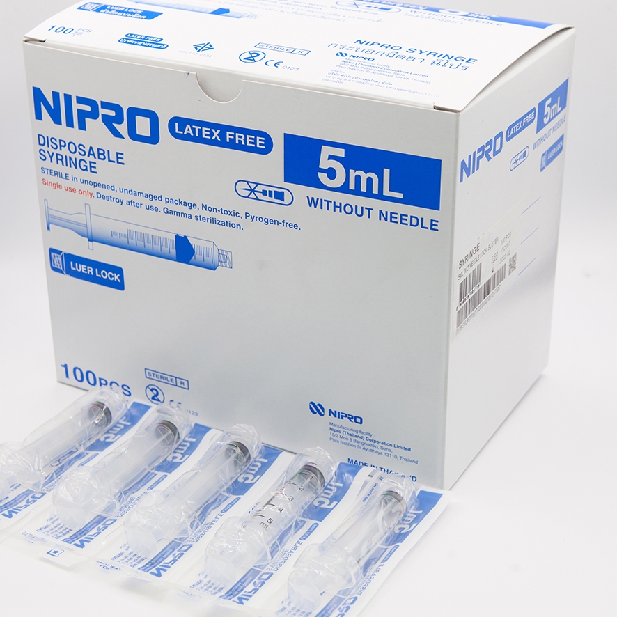 กระบอกฉีดยา นิโปร , ไซริ้งค์ Nipro Syringe 5 ml.