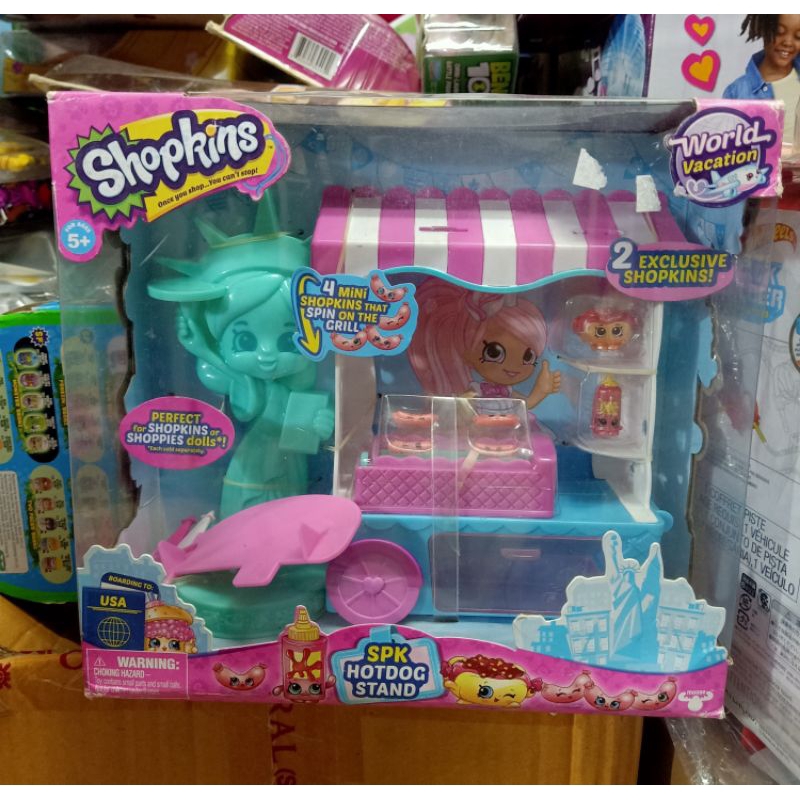 Shopkins SPK Hotdog Stand เซตร้านค้า กล่องใหญ่เลยคะ ลดจากราคาเต็ม 1095บ.