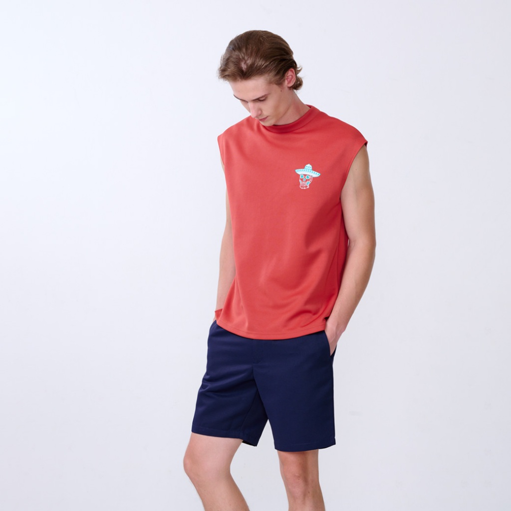 Khaki Bros. - คาคิบรอส -Sleeveless - Loose Fit - เสื้อกล้าม - KM24K021