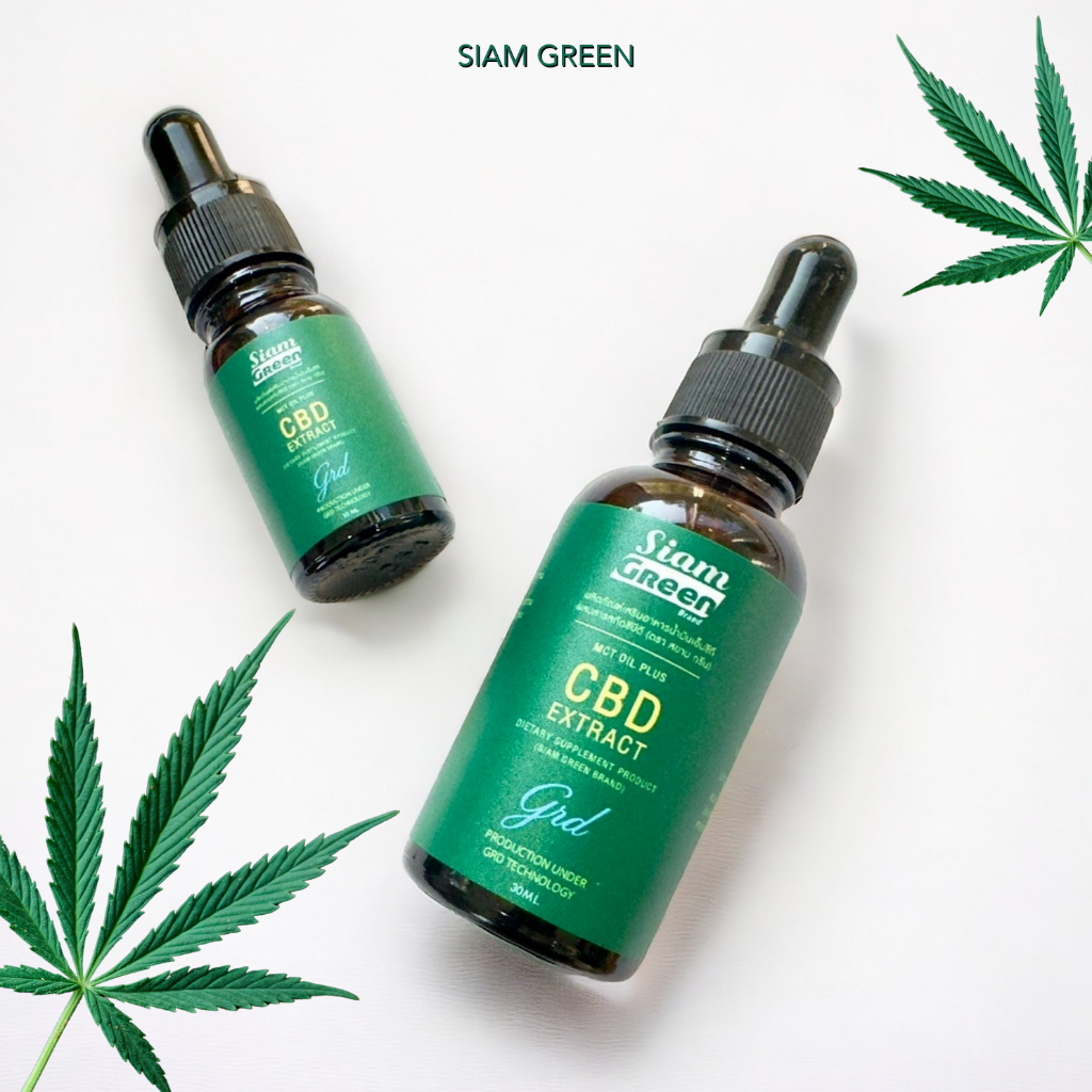 SiamGreen น้ำมันกัญ CBD Oil สารสกัดจากช่อดอกกัญ ขนาด 30ml