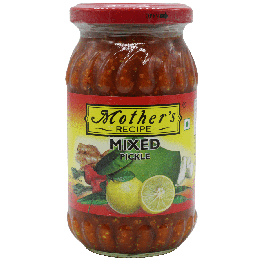 Mother's Recipe Mixed Pickle 400 g. ผักดอง อินเดีย ในน้ำมันมัสตาร์ด ประเทศอินเดีย