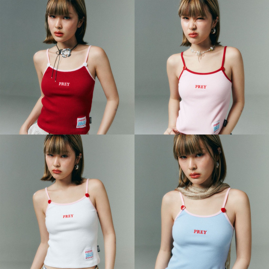 prey เสื้อกล้าม sweet heart top